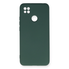 Xiaomi Redmi 9c Kılıf Nano İçi Kadife Silikon - Koyu Yeşil
