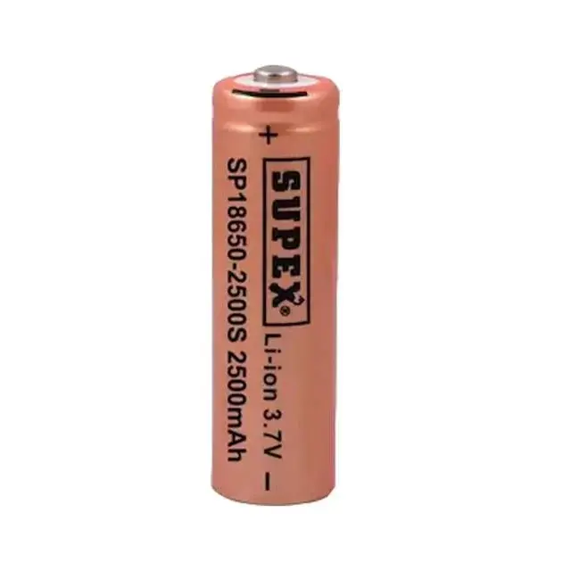 Supex 18650 – 2500s 3.7v 2500 Mah Başlı Li-ıon Pil