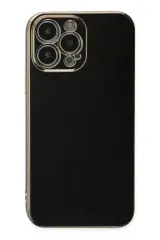 Newface İphone 15 Pro Max Kılıf Volet Silikon - Siyah