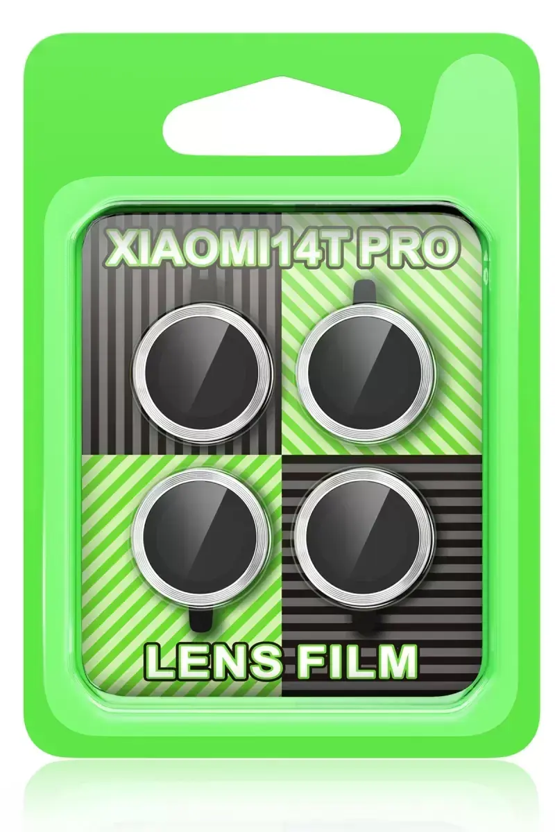 Newface Xiaomi Mi 14t Pro Raze Metal Kamera Lens - Gümüş