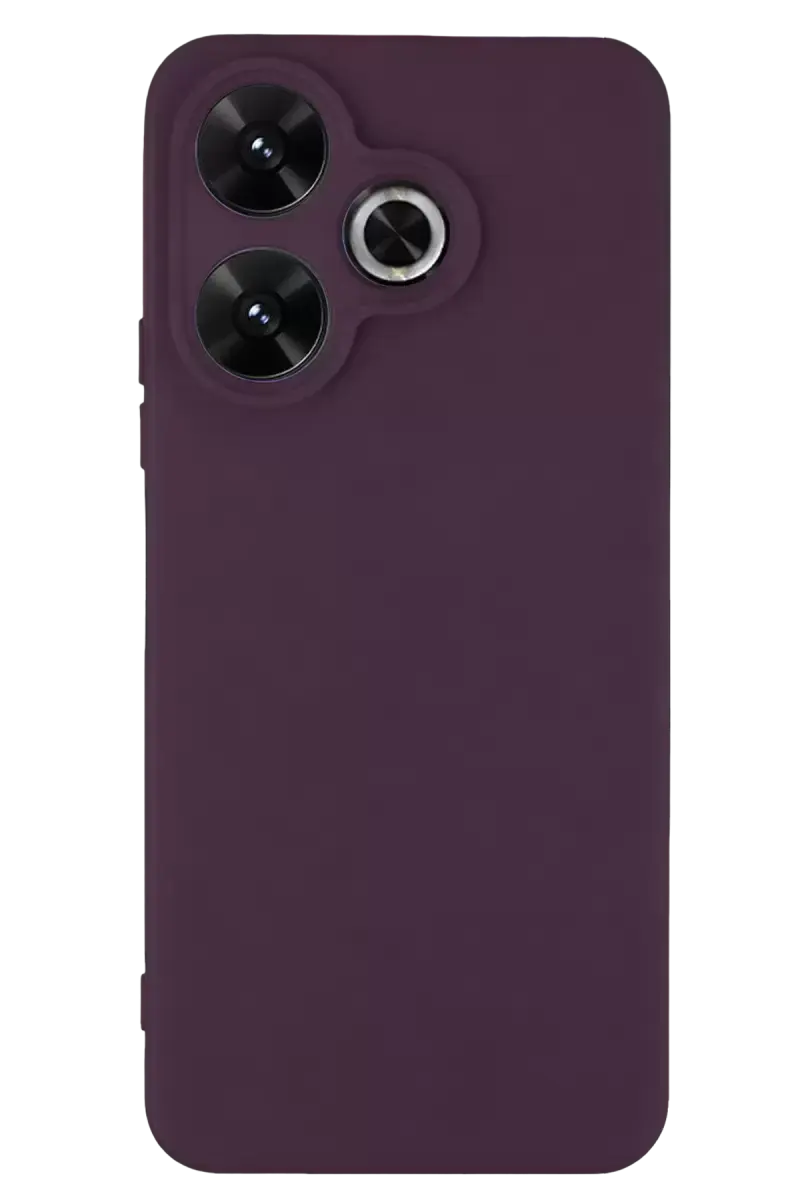 Newface Xiaomi Redmi 13 4g Kılıf First Silikon - Mürdüm