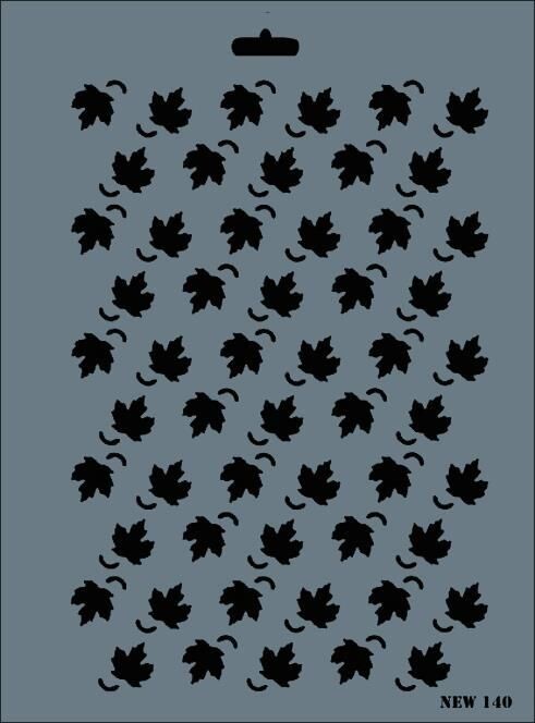 Rich New Seri N-140 Stencil 35x25 cm