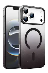 Newface Apple İphone 17 Pro Glossy Magsafe Kapak - Siyah