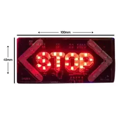 Elektrikli İşaret Cihazı Oklu Stop Küçük