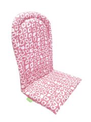 Babyjem Mama Sandalyesi Minderi Pembe Kareli