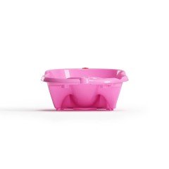 OkBaby Onda Banyo Küveti & Hippo Banyo Siperliği / Canlı Pembe