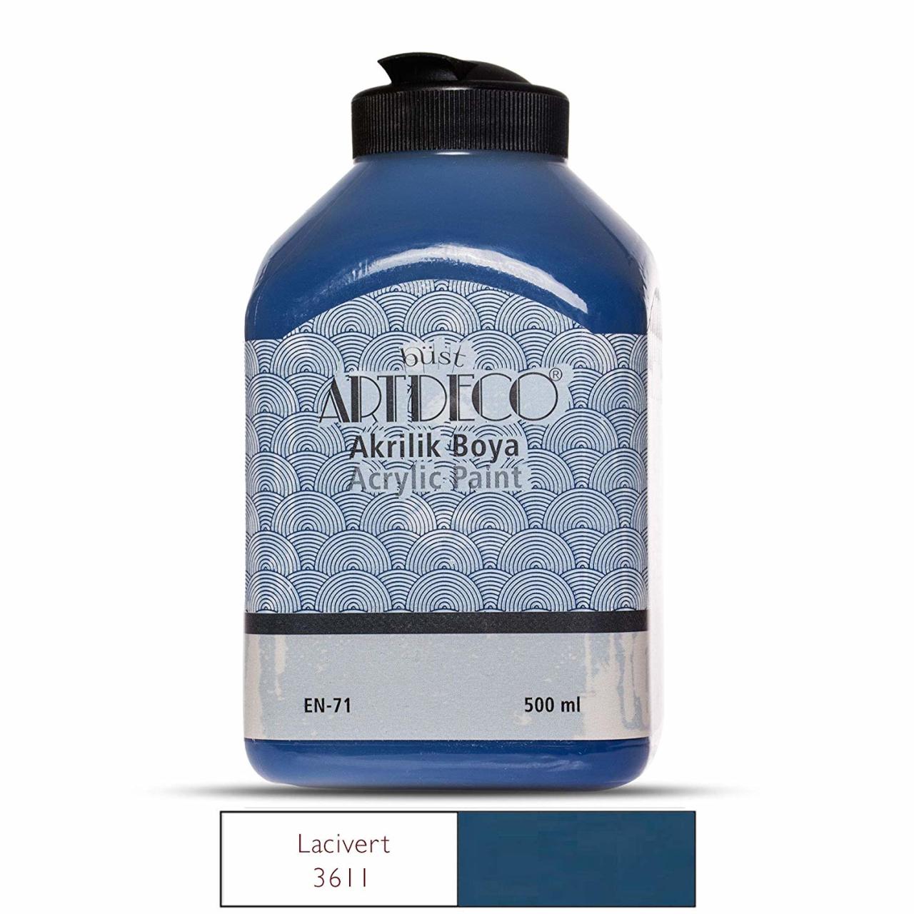 Akrilik Boya 500ml 3611 Lacivert
