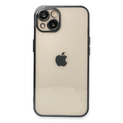 İphone 14 Kılıf Razer Lensli Silikon - Siyah
