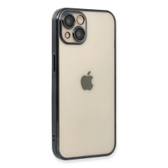 İphone 14 Kılıf Razer Lensli Silikon - Siyah