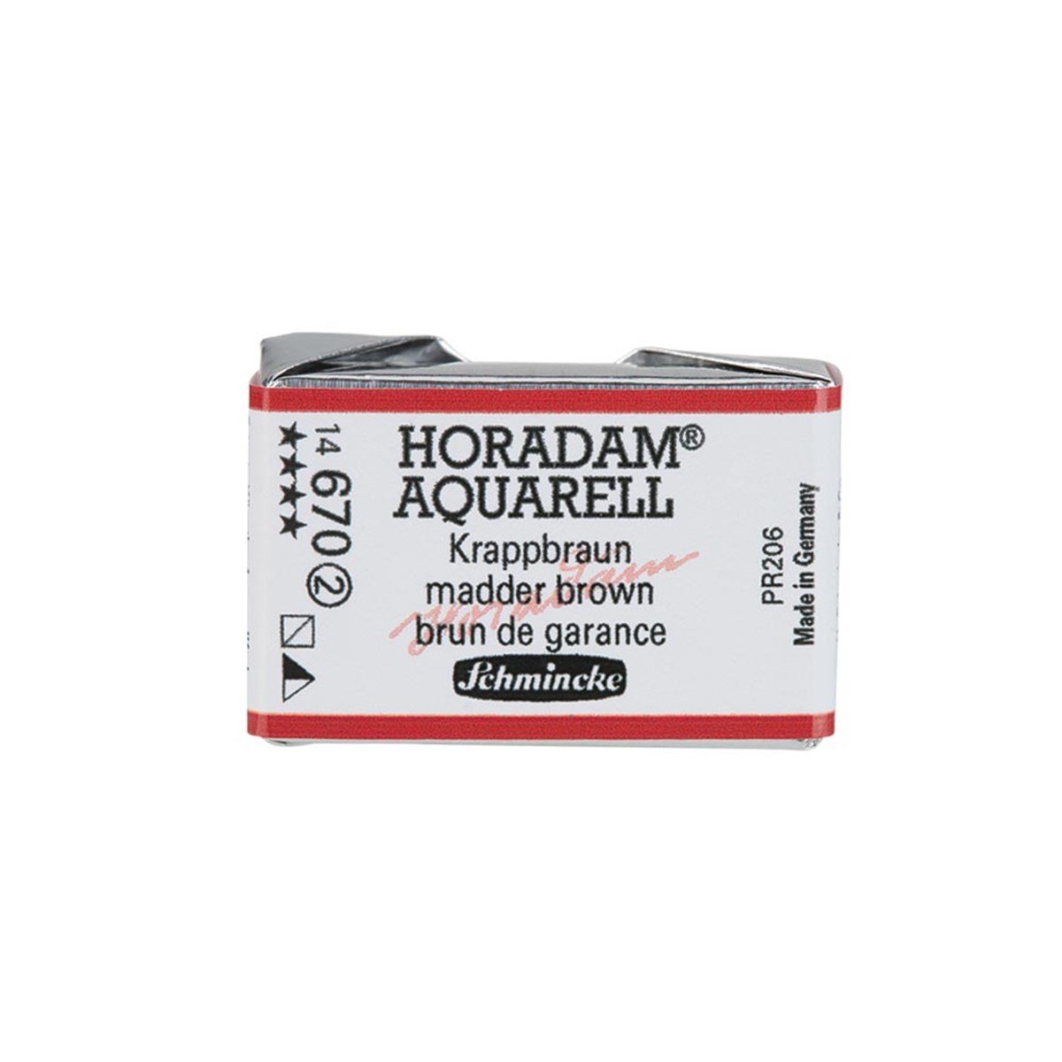 Horadam Artist Tam Boy Tablet Suluboya - Madder Brown - Seri 2