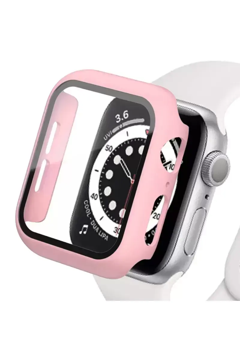 Newface Apple Watch 40mm Camlı Kasa Ekran Koruyucu - Rose Gold