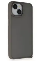 Newface Apple İphone 14 Kılıf Elegant Kapak - Titan Gri