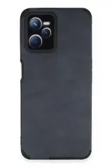 Newface Realme C35 Kılıf Loop Deri Silikon - Lacivert