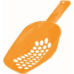 Kedi Tuvalet Kum Küreği Ağır Plastik Elekli 30 cm Sarı
