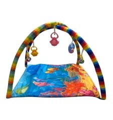 Aybaby Funny Oyuncaklı Bebek Oyun Halısı 80x70 Cm - Akvaryum
