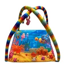 Aybaby Funny Oyuncaklı Bebek Oyun Halısı 80x70 Cm - Akvaryum