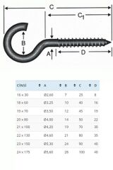 BA2180 21X80 Açık Piton 10 Adet