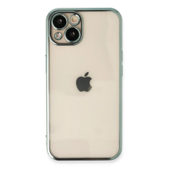 İphone 14 Kılıf Razer Lensli Silikon - Yeşil