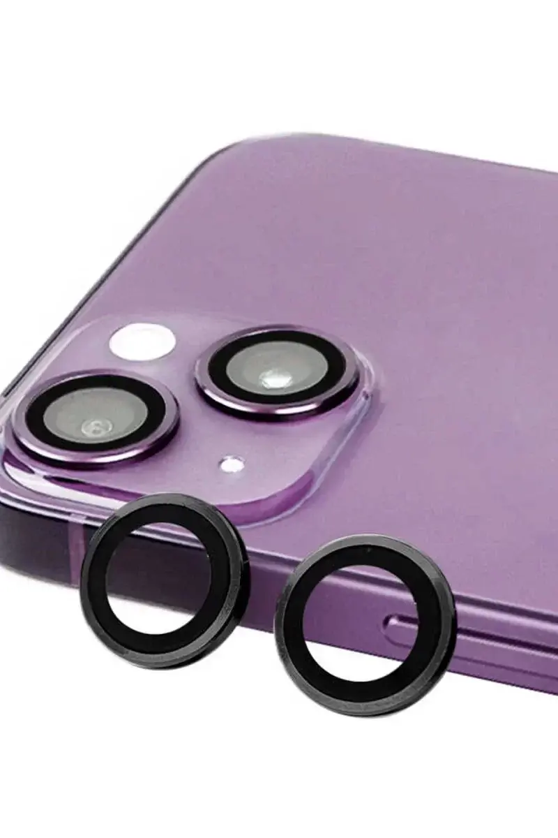 Newface İphone 13 Mini Raze Metal Kamera Lens - Siyah