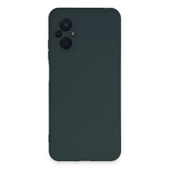 Xiaomi Poco M5 Kılıf Nano İçi Kadife Silikon - Koyu Yeşil