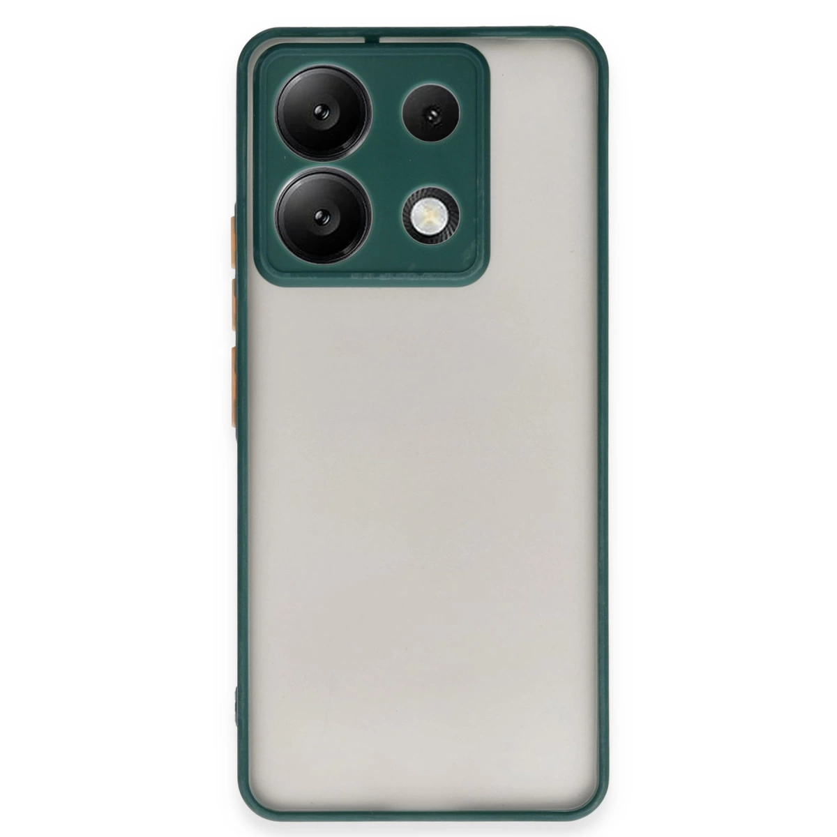 Xiaomi Redmi Note 13 5g Kılıf Montreal Silikon Kapak - Yeşil