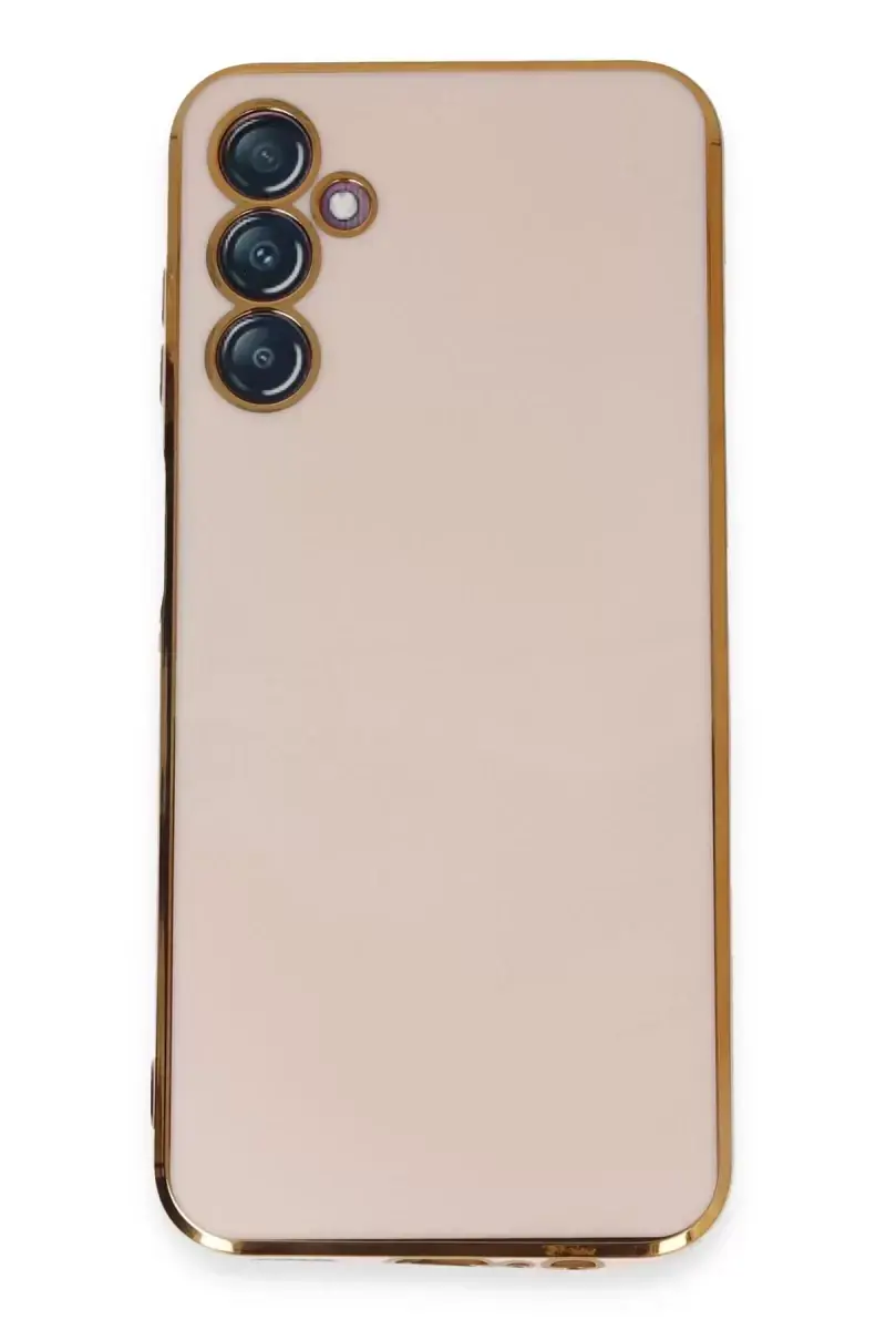Newface Samsung Galaxy M14 5g Kılıf Volet Silikon - Pembe