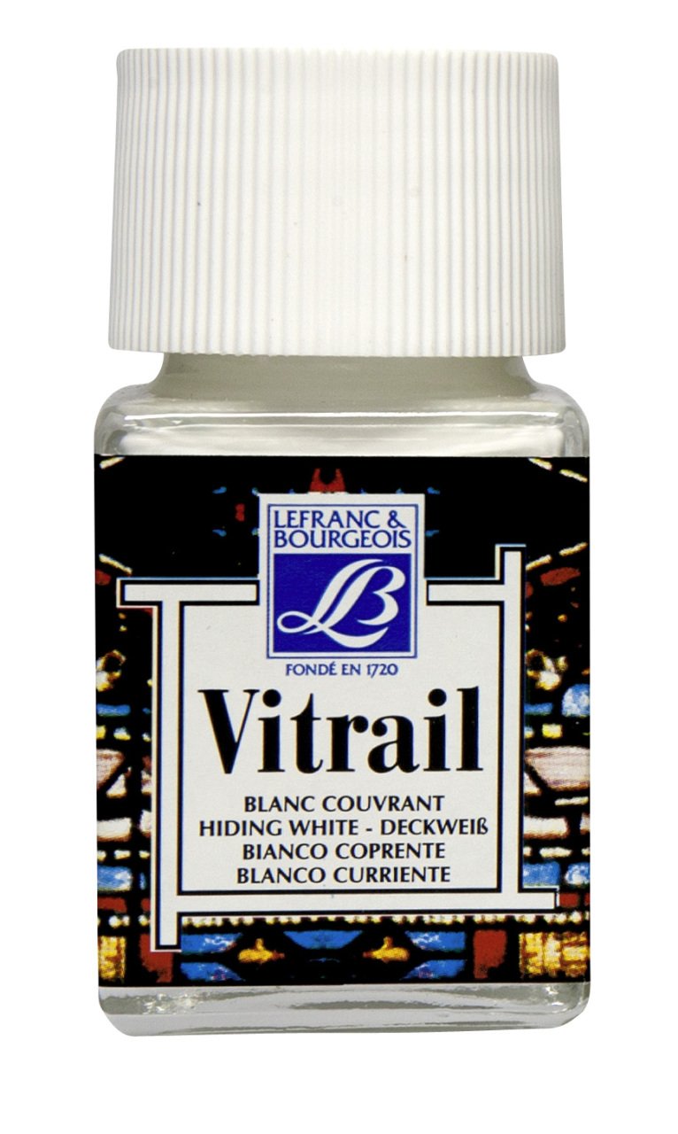 Vitray Cam Boyası 50ml - 004 Hiding White