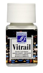 Vitray Cam Boyası 50ml - 004 Hiding White