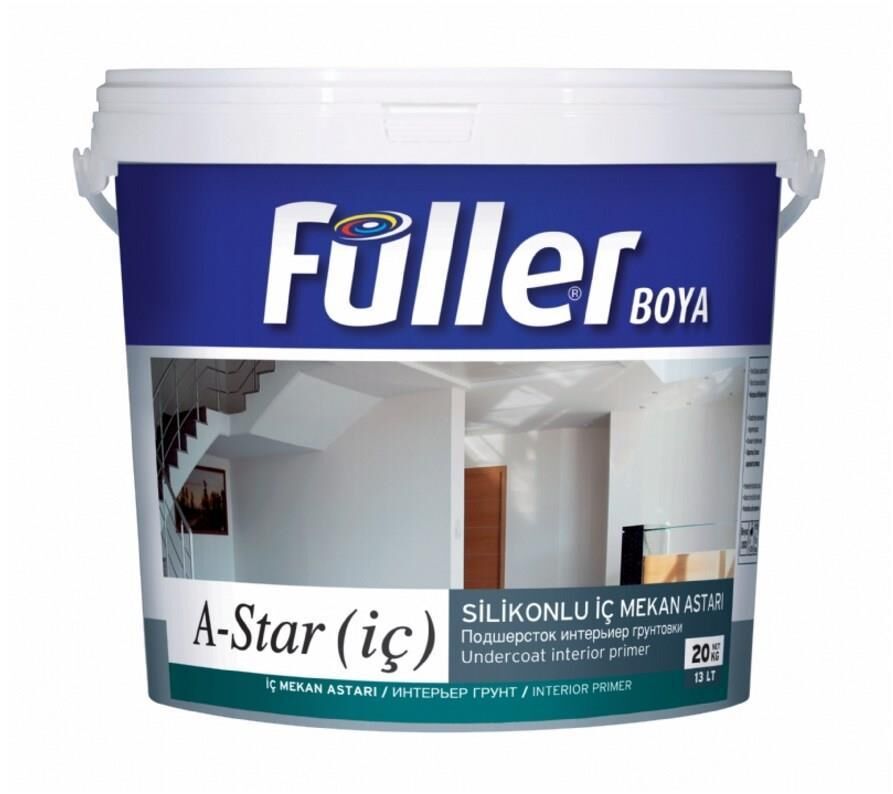 Füller A-Star Silikonlu İç Mekan Astarı 3,5 Kg Beyaz