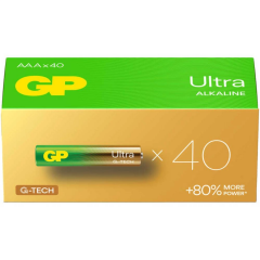 Gp Ultra Alkalin Aaa İnce Kalem Pil 40'lı Paket