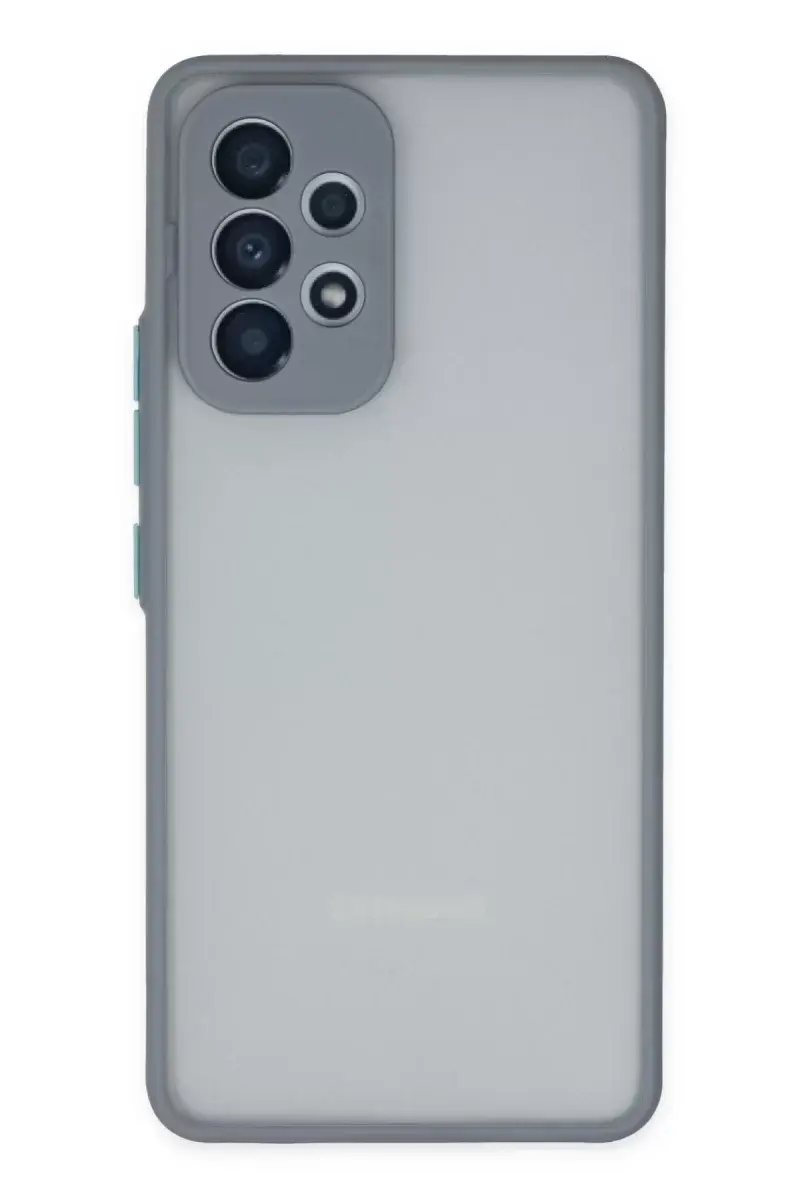 Newface Samsung Galaxy A53 5g Kılıf Montreal Silikon Kapak - Gri