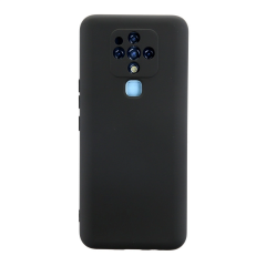 Tecno Camon 16 Kılıf Nano İçi Kadife Silikon - Siyah