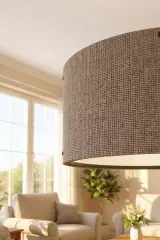 Vizon Kumaş Başlıklı Sarkıt Avize 35 Cm