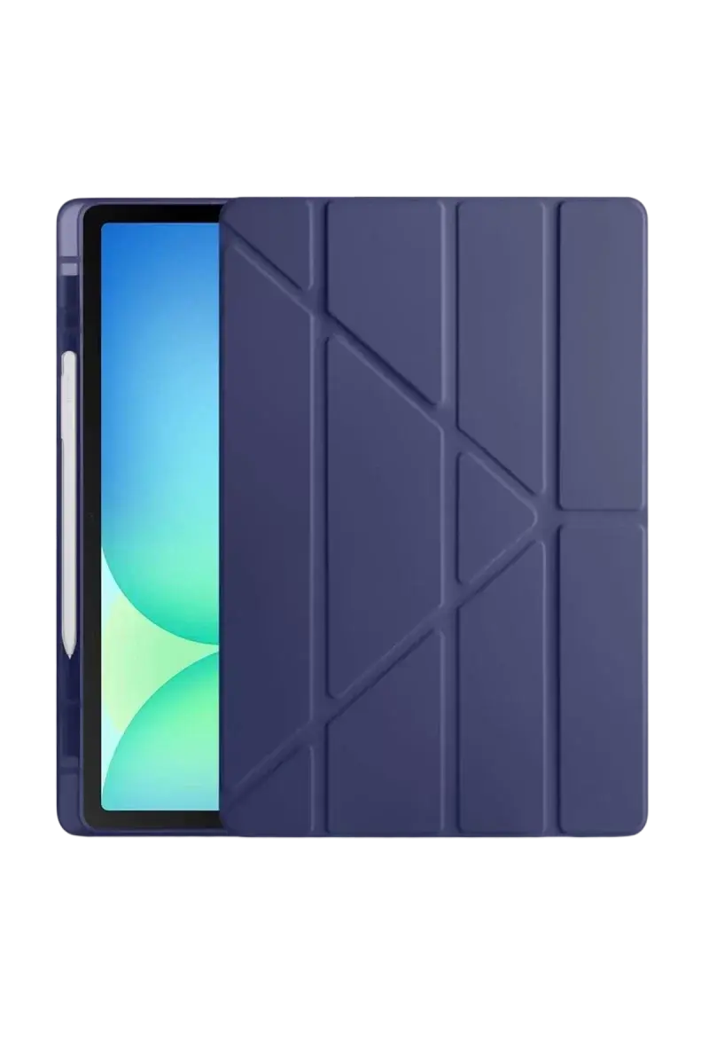 Newface İpad Pro 11 (2024) Kılıf Kalemlikli Hugo Tablet Kılıfı - Lacivert