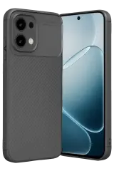 Newface Oppo A6 Pro 4g Auto Focus Karbon Kapak - Gri