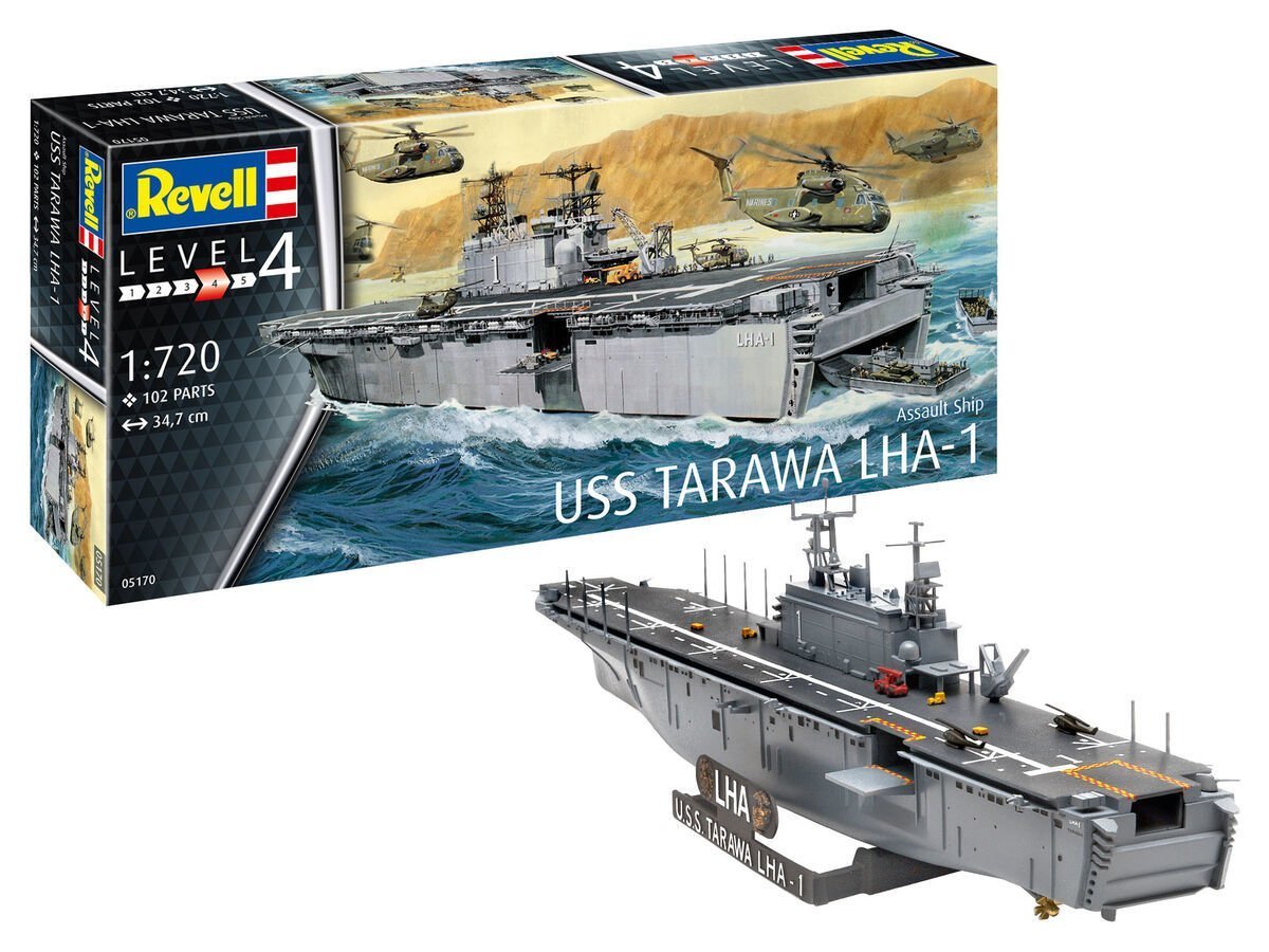 Askeri Helikopter Gemisi Maketi N:05170 1/720 ASSAULT SHIP USS TARAWA LHA-1