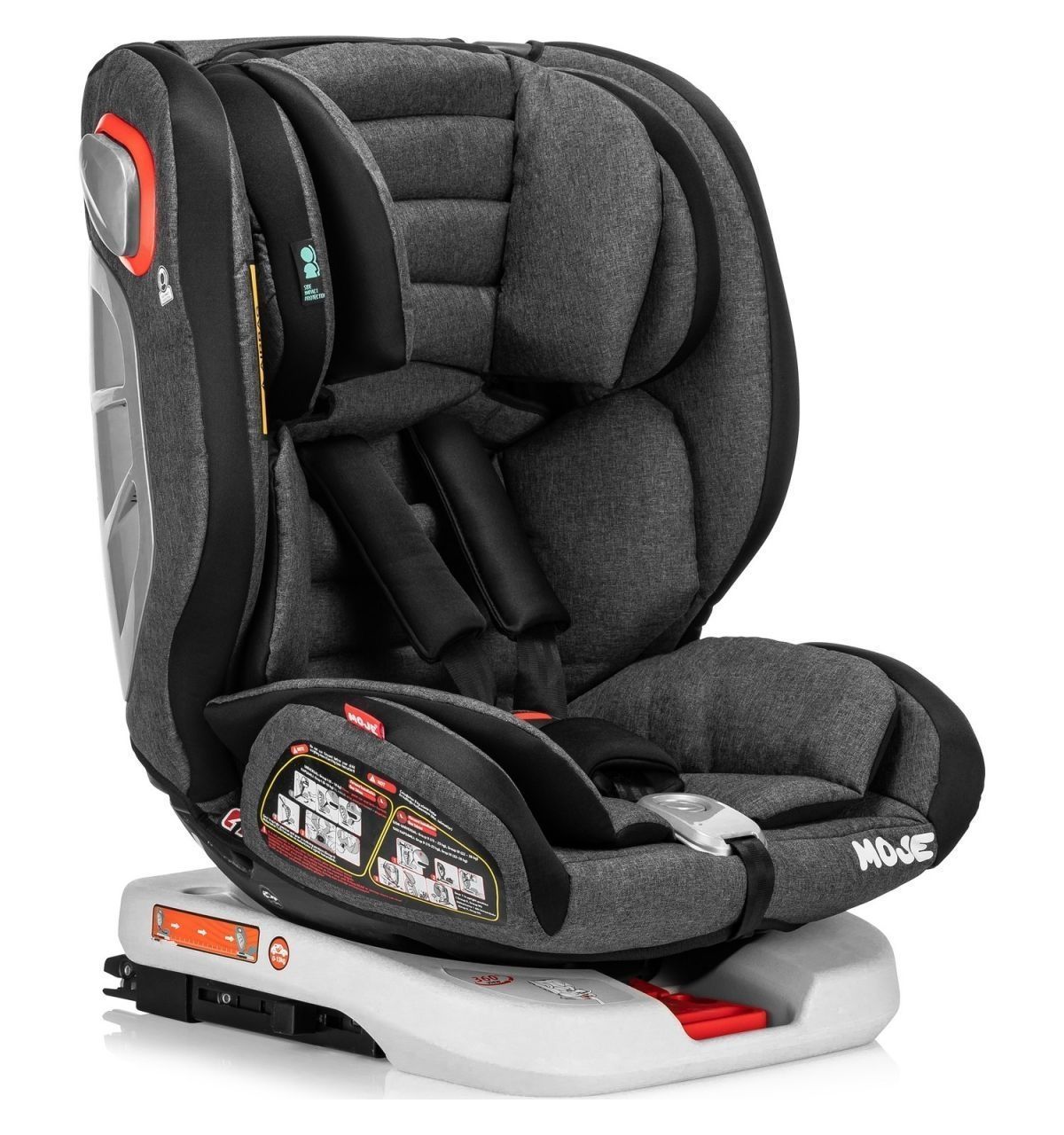 Moje Safe Up İsofixli Oto Koltuğu 0-36 Kg - Siyah