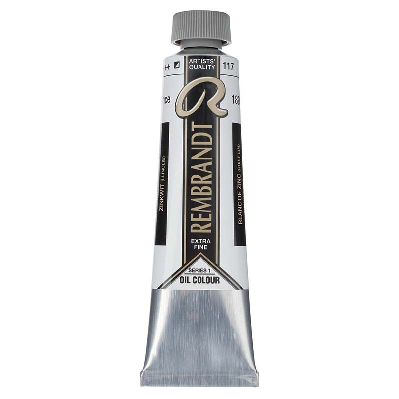 Rembrandt Yağlıboya - 40ml - Zinc White (Linseed Oil) - S1 - N.117