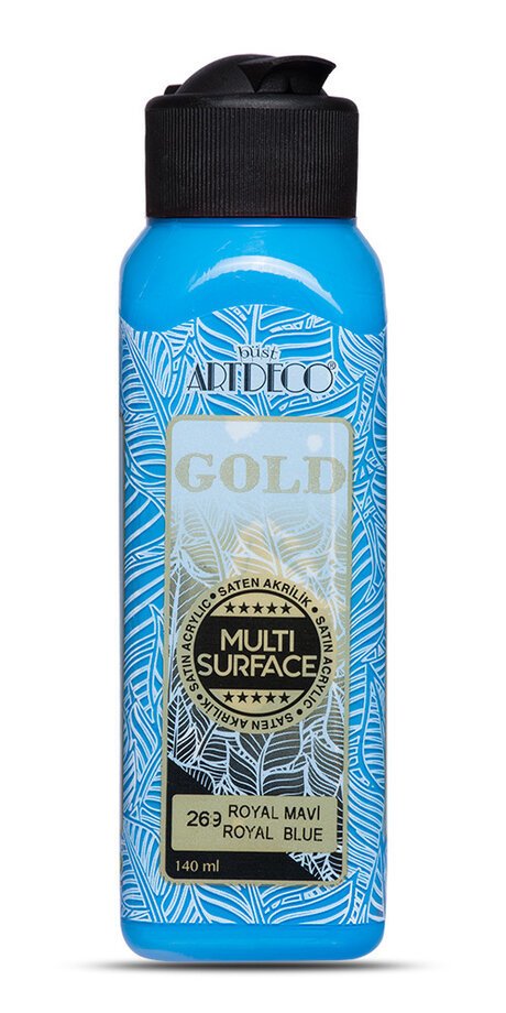 Gold Multi Surface Saten Akrilik Boya - 140ml - 269 Royal Mavi