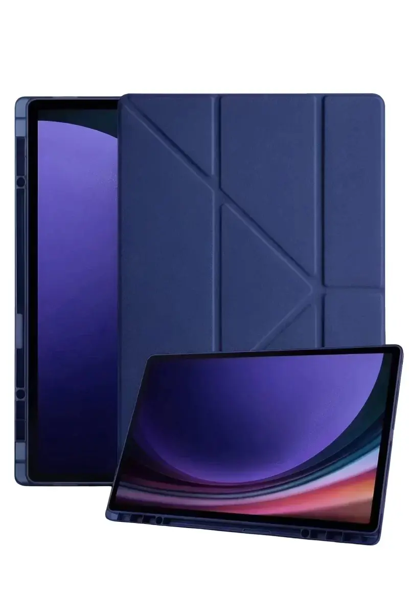 Newface Samsung Galaxy X730 Tab S11 Kalemlikli Mars Tablet Kılıfı - Lacivert