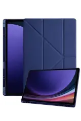 Newface Samsung Galaxy X730 Tab S11 Kalemlikli Mars Tablet Kılıfı - Lacivert