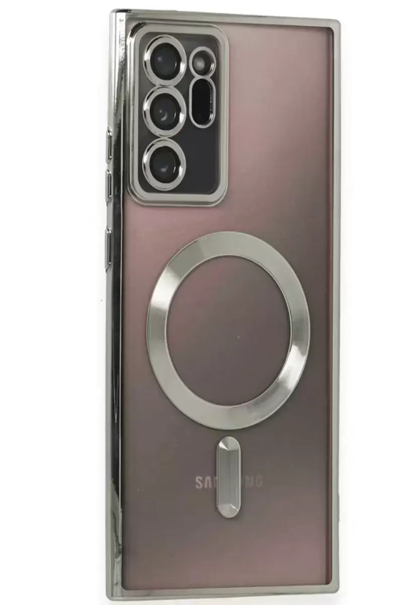 Newface Samsung Galaxy Note 20 Ultra Kılıf Kross Magneticsafe Kapak - Titan Gri