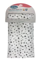 Sevi Bebe Desenli Müslin Çok Amaçlı 2li Örtü 70x50cm - Gri Yıldız