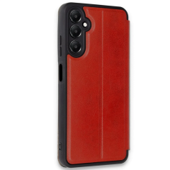 Samsung Galaxy A16 5g Kılıf Flip Cover - Kırmızı