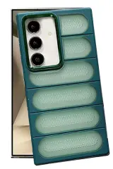 Newface Samsung Galaxy S24 Kılıf Airmax Silikon Kapak - Koyu Yeşil
