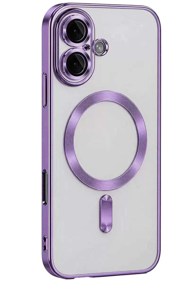 Newface Apple İphone 16 Kılıf Kross Magneticsafe Kapak - Mor