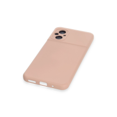 Xiaomi Poco M5 Kılıf Nano İçi Kadife Silikon - Pudra