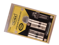 Yuma 68mm Mandallı Çelik Kapı Tuzaklı Barel Seti - Saten