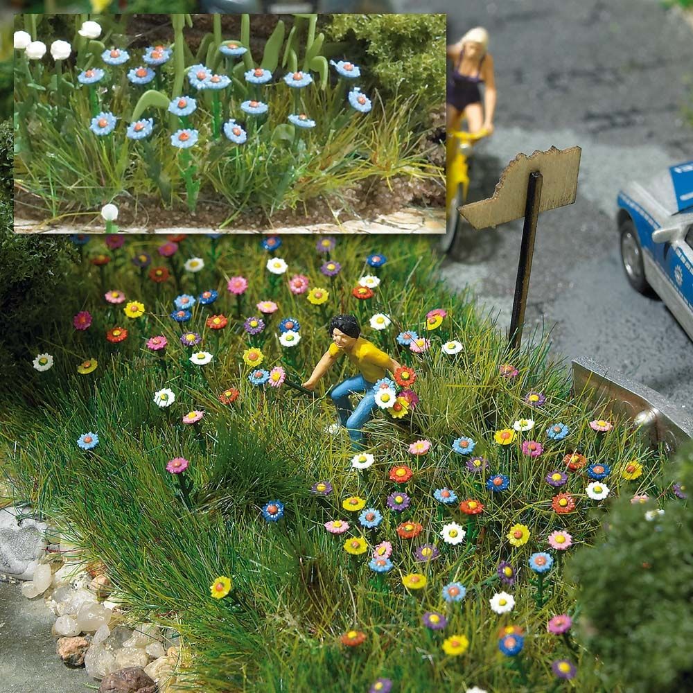 Maket Çiçek Seti - 1/87 - 1229