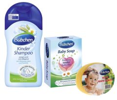 Bübchen Bebek Şampuan 200 ml + Sabun + Sünger